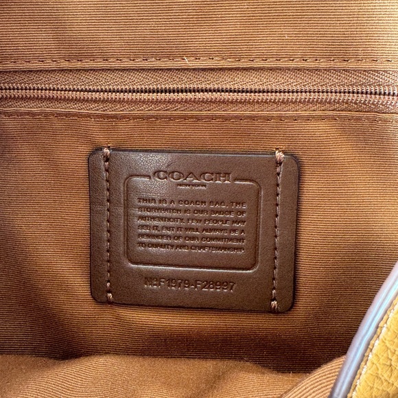 Coach Brown Leather Shoulder Bag - Picture 9 of 12